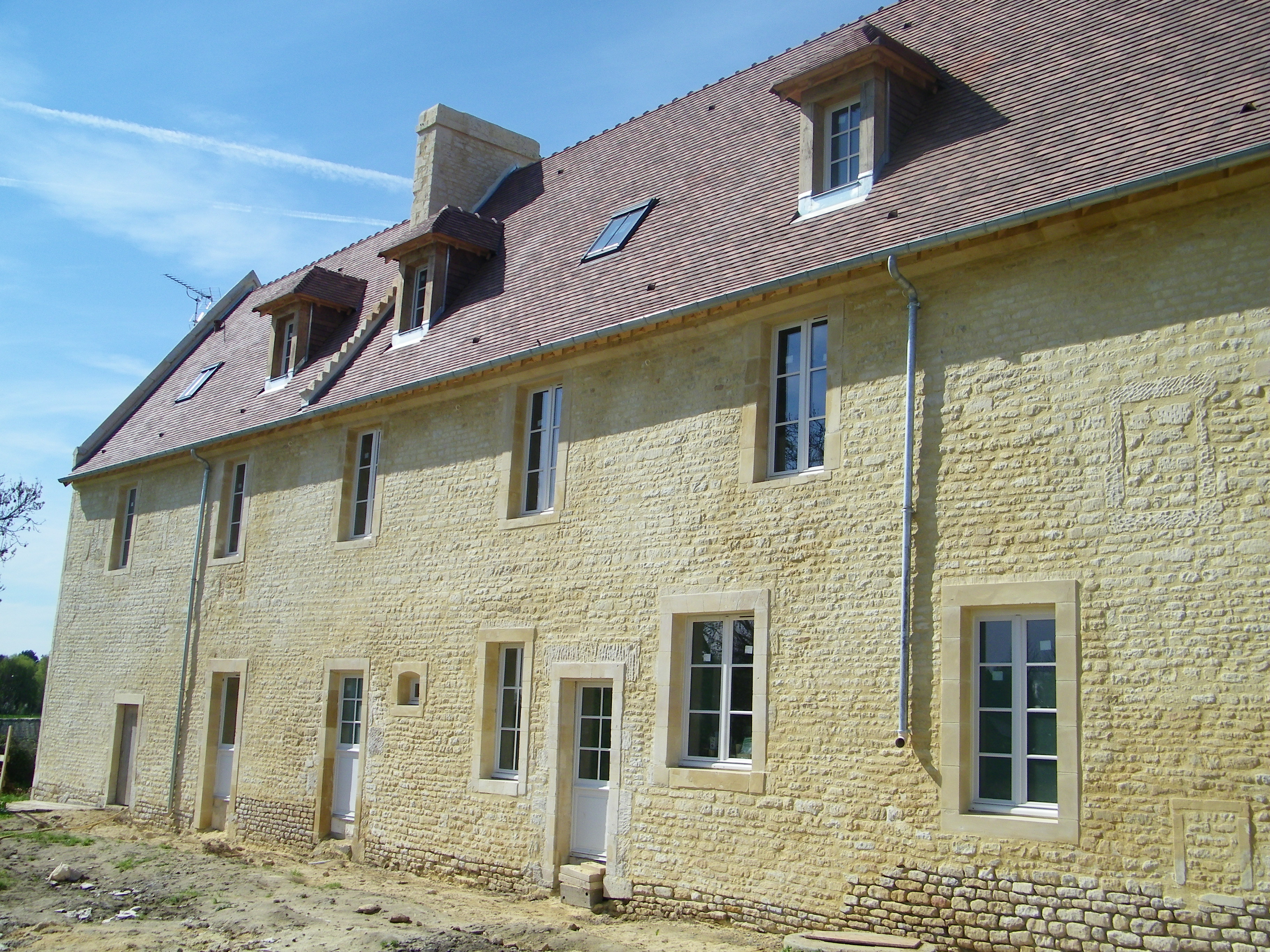 Réhabillitation de maison ancienne dans l'Eure