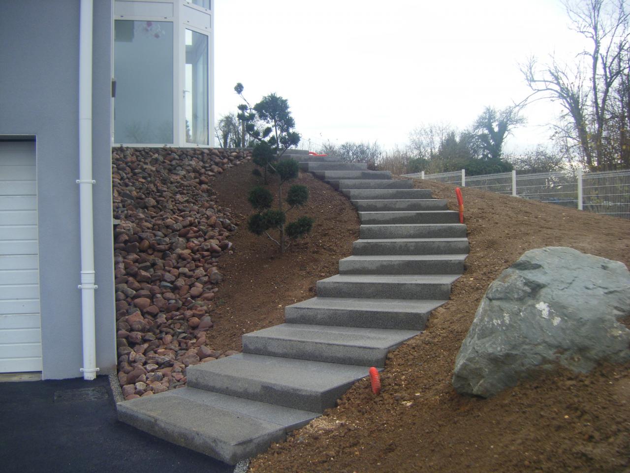 Création d'escalier en béton à Évreux