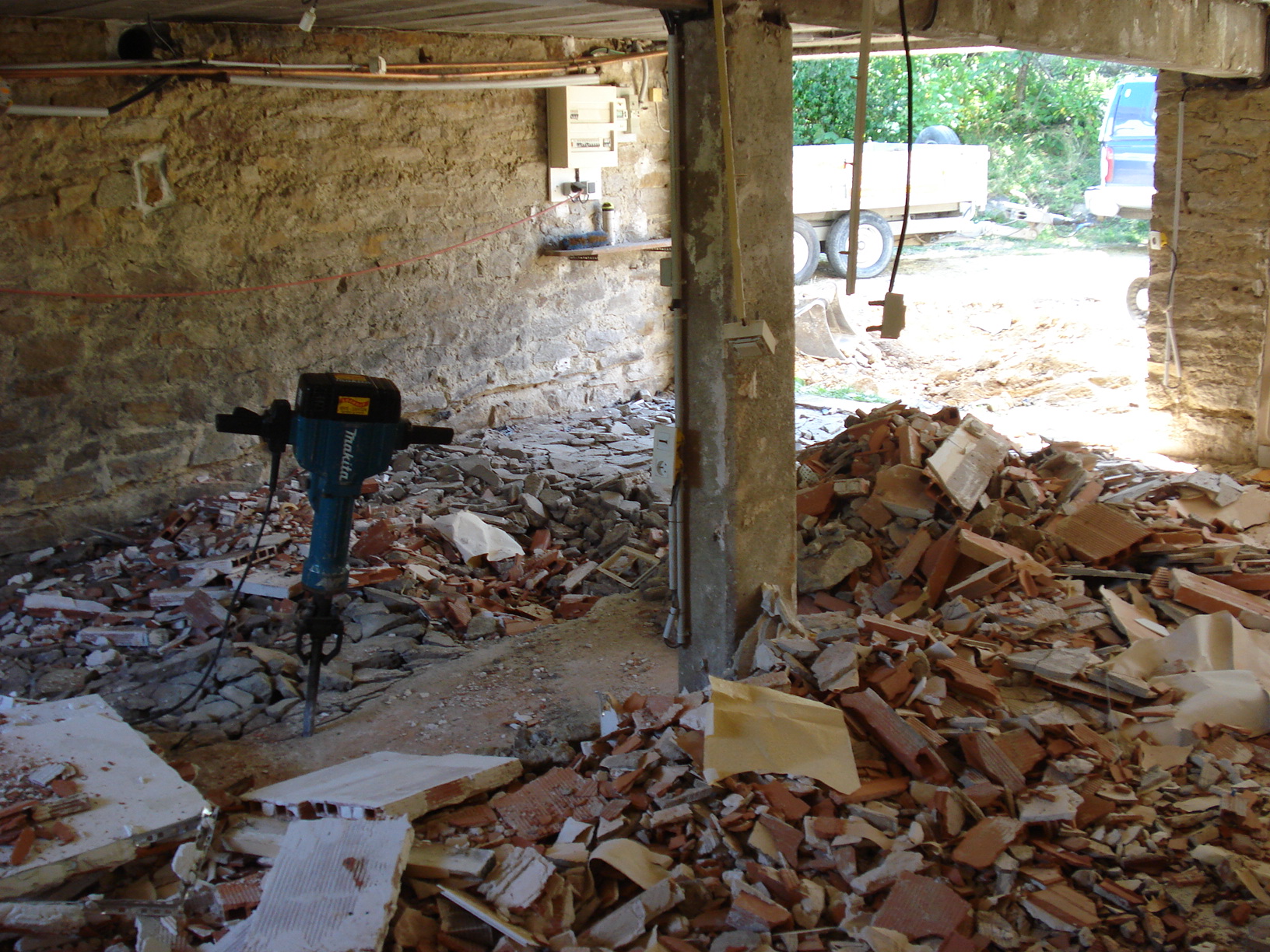 Démolisseur à Gisors